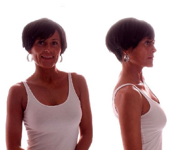 Černá krátká paruka - Obrázek 2