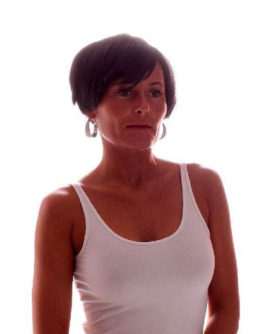 Černá krátká paruka - Obrázek 3