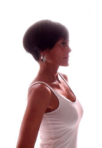 Černá krátká paruka - Obrázek 4