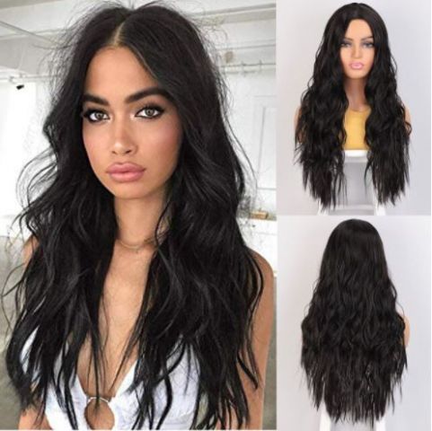 Černá luxusní paruka Tenet