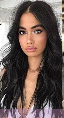 Černá luxusní paruka Tenet - Obrázek 2