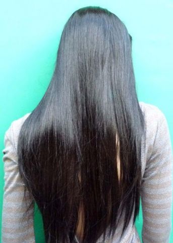 Černá paruka matná - Obrázek 4