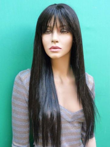 Černá paruka matná - Obrázek 6