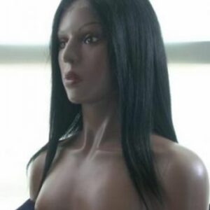 Černá paruka střední