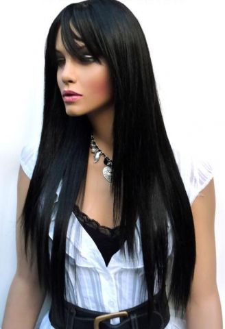 Černá paruka sleva 20%