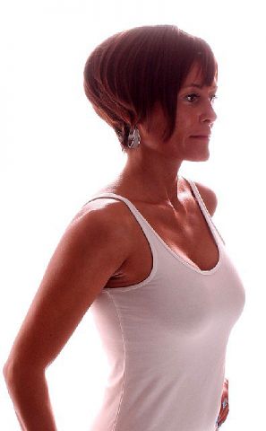 Hnědá krátká paruka - Obrázek 2