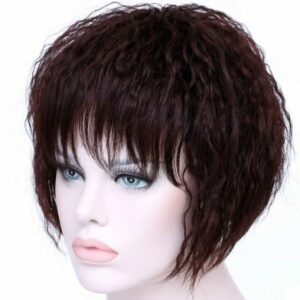 Krátká hnědá paruka Mono