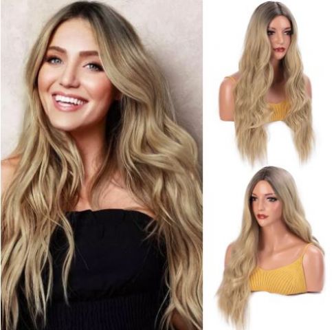 Luxusní paruka Ombre Blond - Obrázek 2