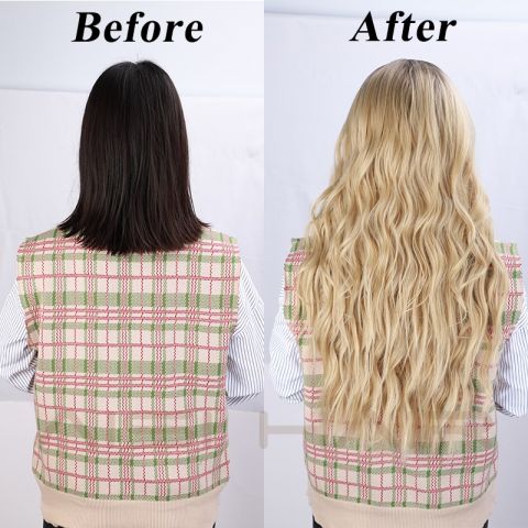 Luxusní paruka Ombre Blond - Obrázek 3