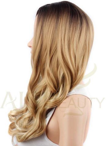 Luxusní paruka blond vlny Roselin - Obrázek 3