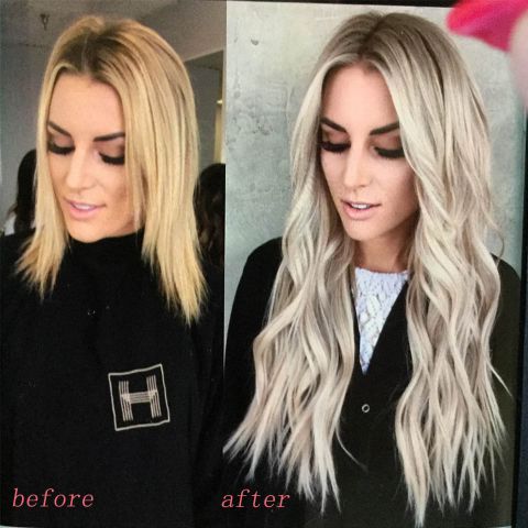 Luxusní platinová vlnitá paruka Beauty - Obrázek 2