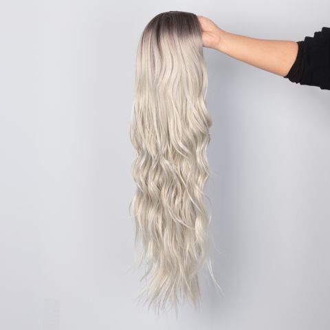 Luxusní platinová vlnitá paruka Beauty - Obrázek 3