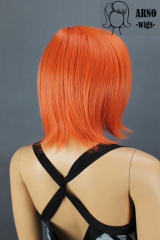 Oranžová dámská paruka - Obrázek 5