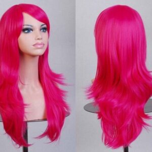 Růžová párty paruka