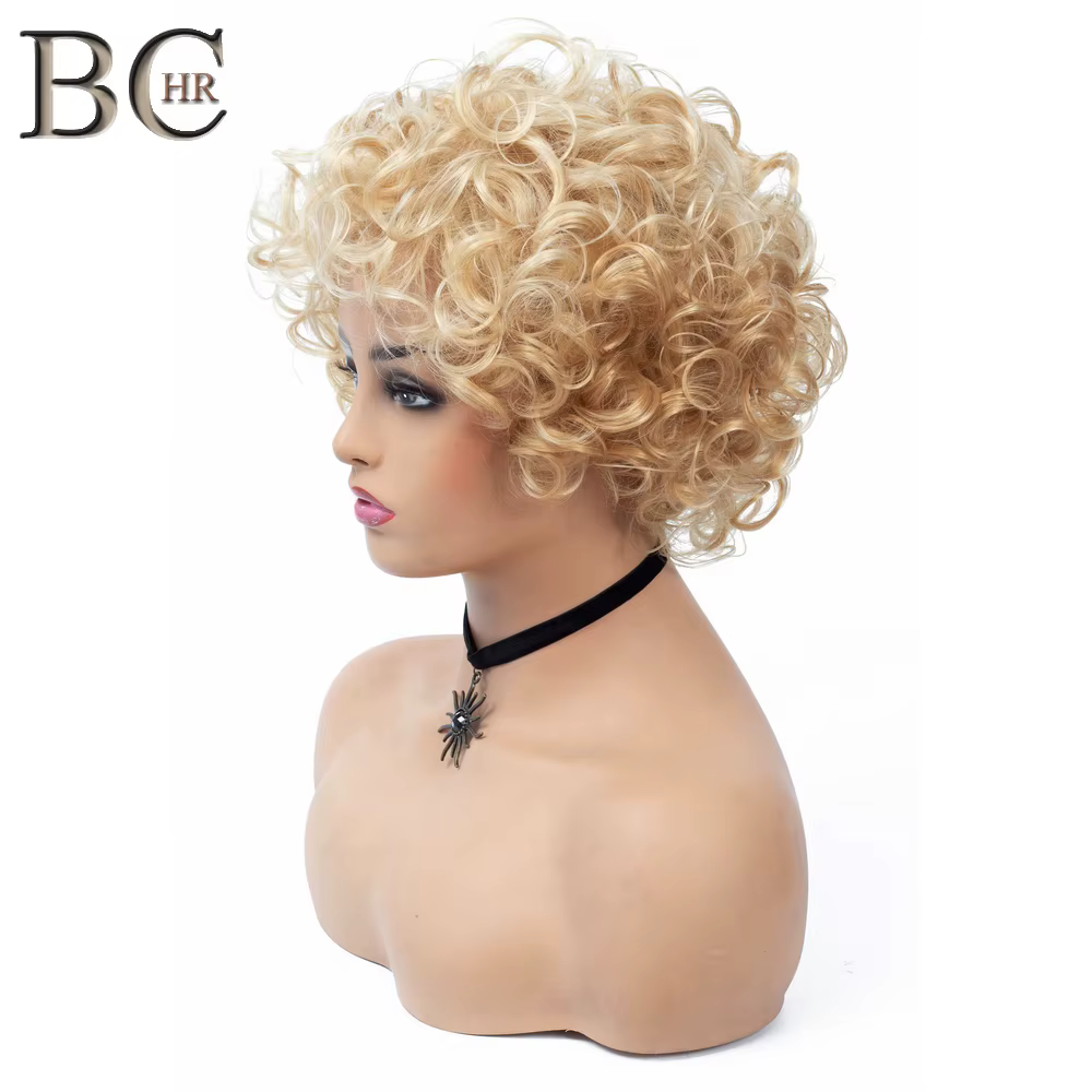 Kvalitní krátká vlnitá paruka - Obrázek 4