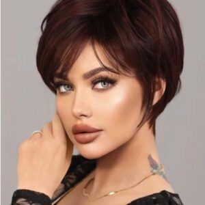 Vínová krátká paruka