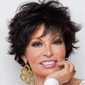 Přirozená černá krátká paruka