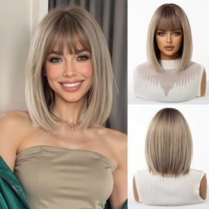 Melírovaná střední paruka