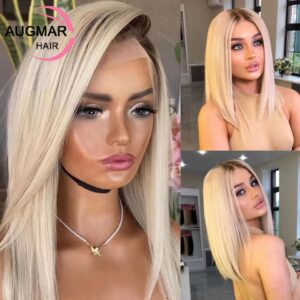 Paruka z pravých vlasů blond rovná - více délek
